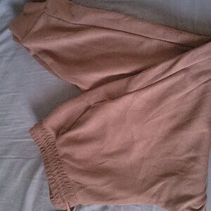 Super Soft Dark Brown Joggers With Pockets